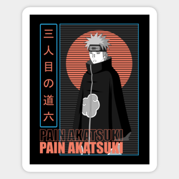 Pain Akatsuki Pain Akatsuki Sticker Teepublic Pain Akatsuki Pain Akatsuki Sticker Teepublic