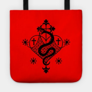 Marie Laveau Sigil Veve Voodoo Hoodoo Tote