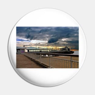 Bournemouth Pier And Beach Dorset Pin