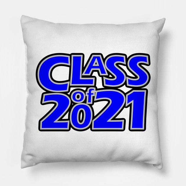 Grad Class of 2021 Pillow by gkillerb