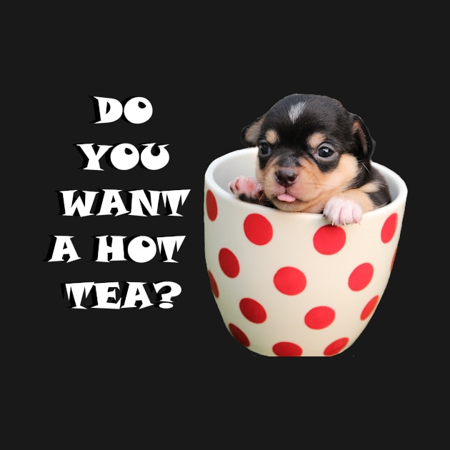 CUTE DOG IN A CUP by GClothes