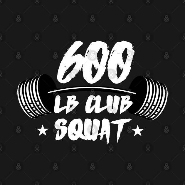 600lb Club Squat by AniTeeCreation