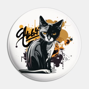 Graffiti Paint Cat Creative Inspiration Pin