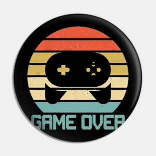 Game Over Vintage T-Shirt Pin