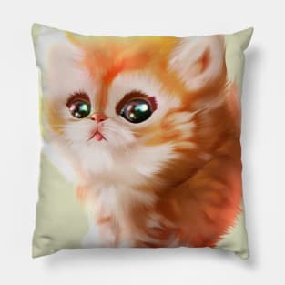 Fluffy Kitten Pillow