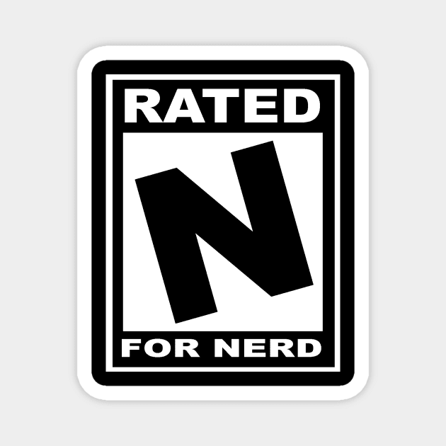 Rated N for Nerd Magnet by Aggressive Comix