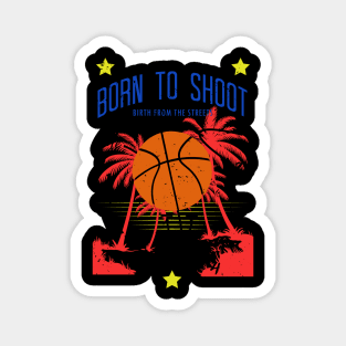 Basketball Born to shoot playbook 01 Magnet