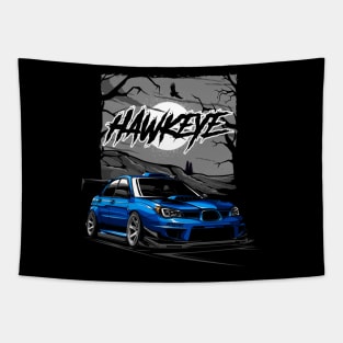 SUBARU HAWKEYE - PAPAYA STREETART Tapestry