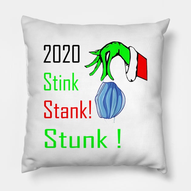 2020 stink stank stunk Pillow by Ghani Store