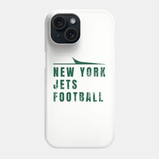 New York Jets Football Distressed Green Text Phone Case