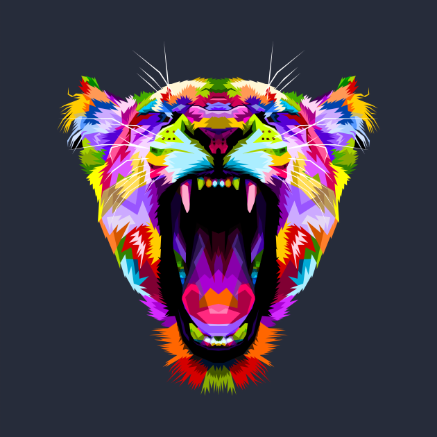 Angry Lion by King Tiger