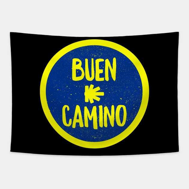 Buen Camino El Camino de Santiago Tapestry by Mumgle