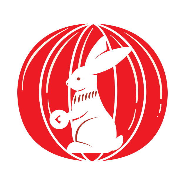 RABBIT IN RED LANTERN by HAIFAHARIS