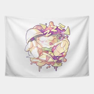 Nachos and Handhelds Gaming Handheld Character Tapestry