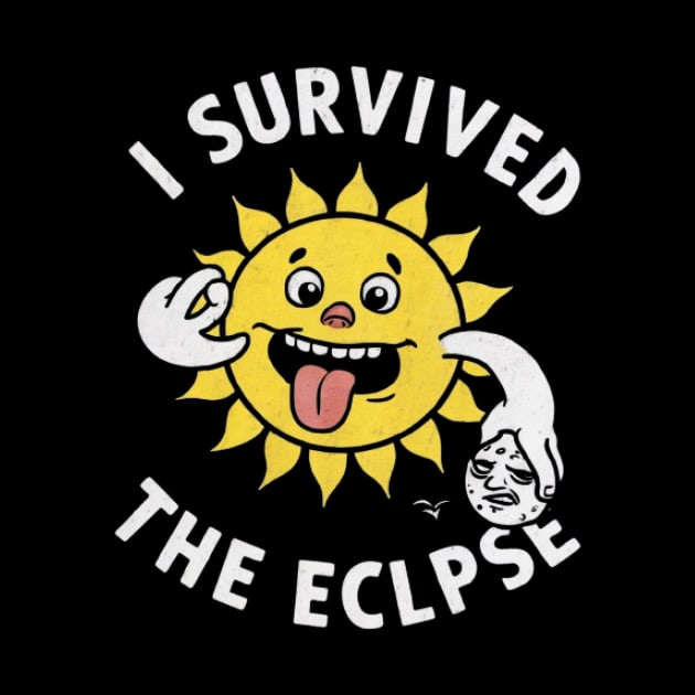 I Survived The Eclipse Funny Eclipse 2024 shirt -Eclipse Tee by ARTA-ARTS-DESIGNS
