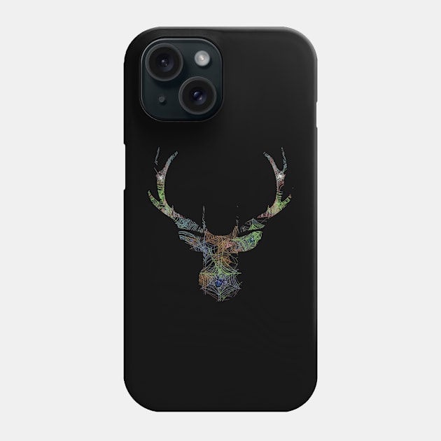 Web Head Elk v3.1 Phone Case by AJ Leibengeist