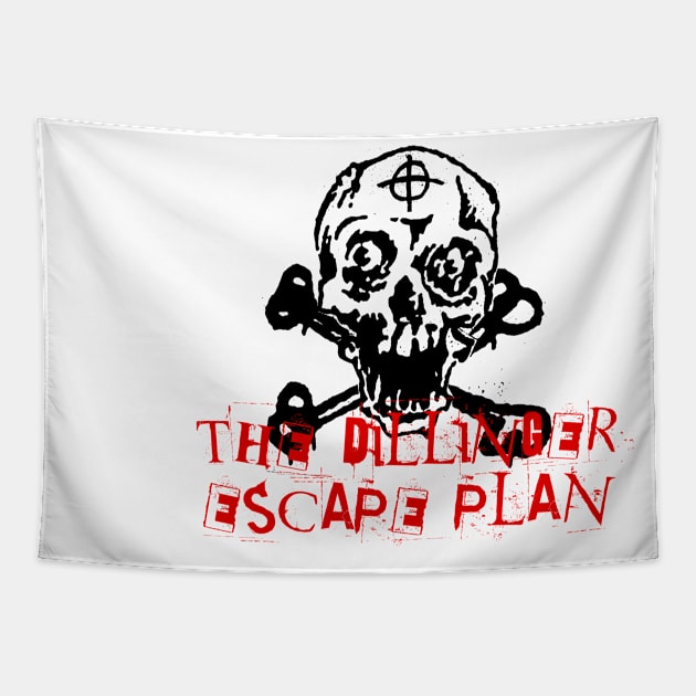 the dilinger skullnation Tapestry by tripanca mineral