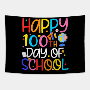 100 Days Of School Teacher And Student Tapestry