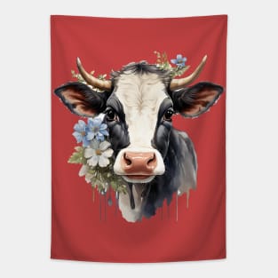 Adorable Cow Tapestry