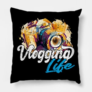 Vlogging Life Pillow