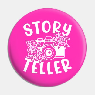 Story Teller Camera Photography Cute Pin