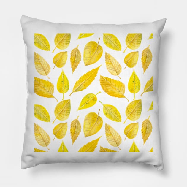 Autumn leaves Pillow by katerinamk