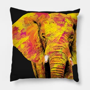 Elephant of Fire Pillow