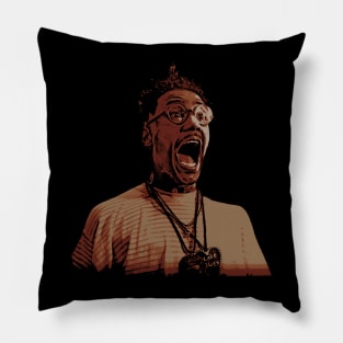 Buggin' Out Do the Right Thing - 70s Style Illustration Pillow