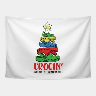 Crocin' Around The Christmas Tree Tapestry