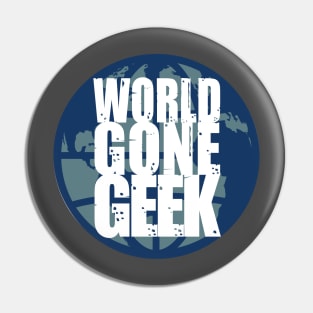 World Gone Geek - Original logo Pin