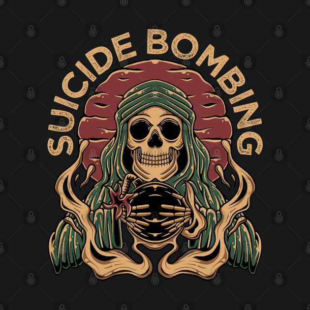 Scary Skull Suicide Bombing by noorshine