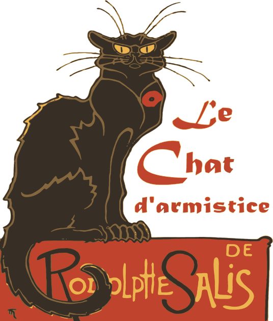 Tournee du Chat Noir D Armistice Veterans Day Kids T-Shirt by taiche