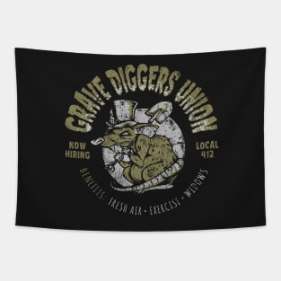 Grave diggers Union Tapestry