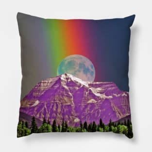 Rainbow Moon Pillow