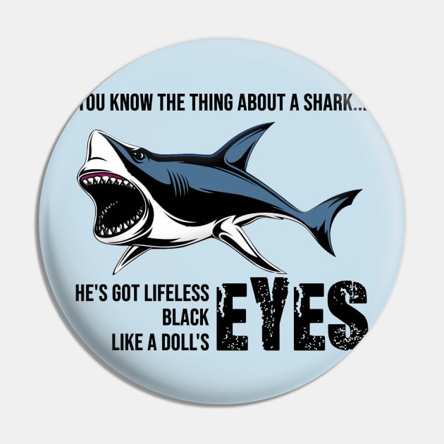 Like a Doll's Eyes Pin by INLE Designs