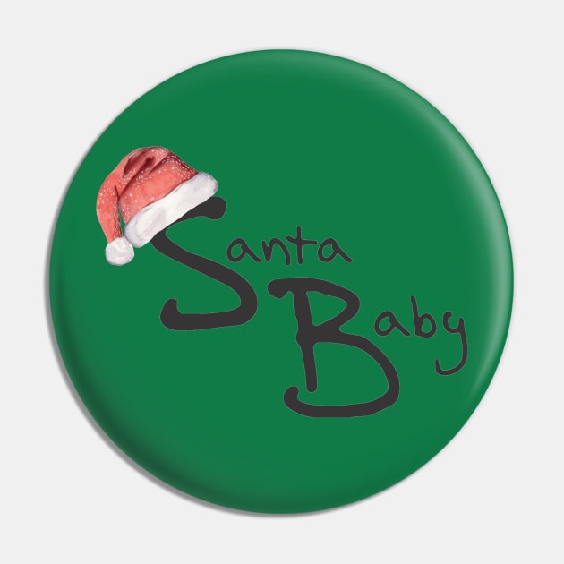 Christmas Santa Baby Pin by PeppermintClover