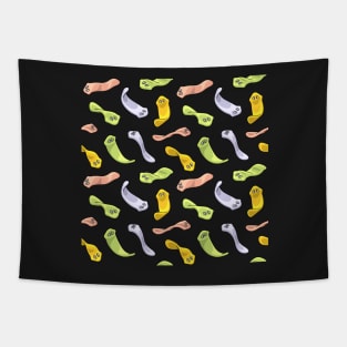 Planarians Pattern - Multi-colored Tapestry