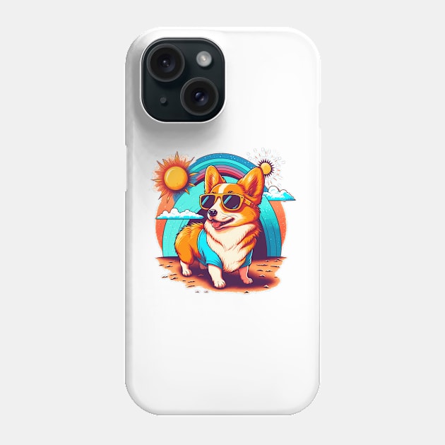 Cool Corgis Club Phone Case by Vulpus.Mystica