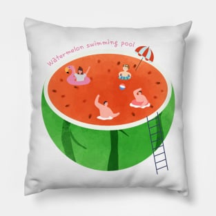 Watermelon swimming pool,Summer, playing in the water Pillow