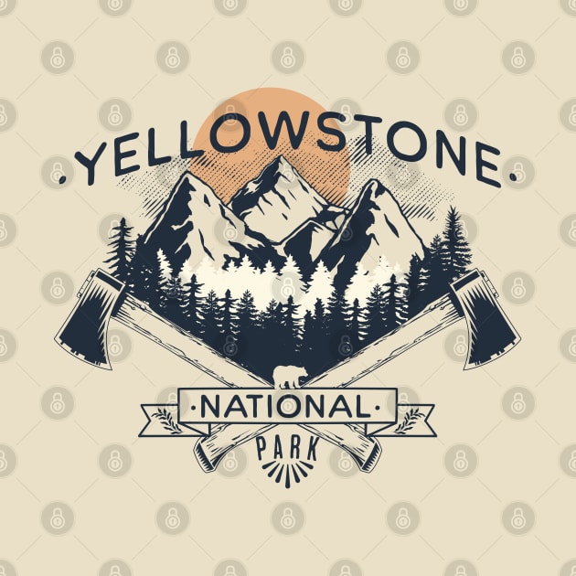 Yellowstone National Park Badge by HUNTINGisLIFE