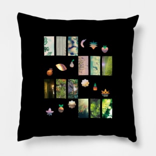 Fruits Collage Pillow