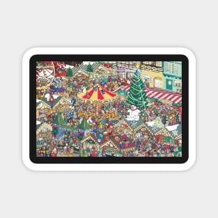 Christmas Market Crush Magnet