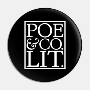 Poe & Co. Lit. Literary Giants and Geniuses Pin