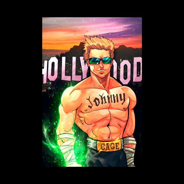 Johnny Cage Fan Art by EvoComicsInc