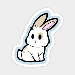 Cream Spotted Bunny Magnet