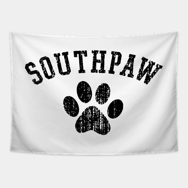 Southpaw black Tapestry by alvaroamado