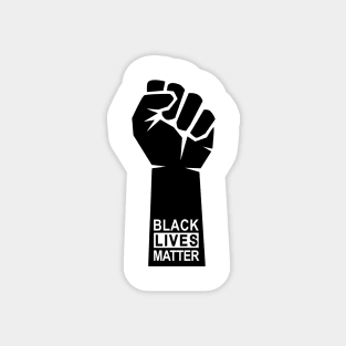 Black lives matter, fist fighting Magnet