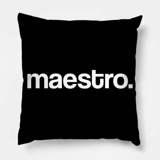 Maestro. Pillow by radeckari25
