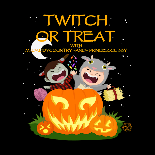 Twitch or Treat (Dark Design) PrincessCubby & MrDaddyCountryTV by PrincessCubby