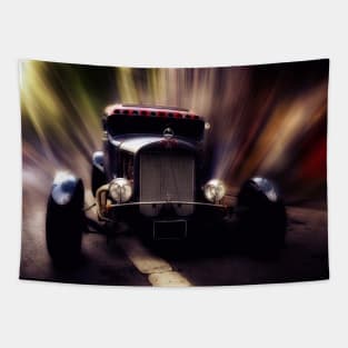 Hot Rod - colored Tapestry